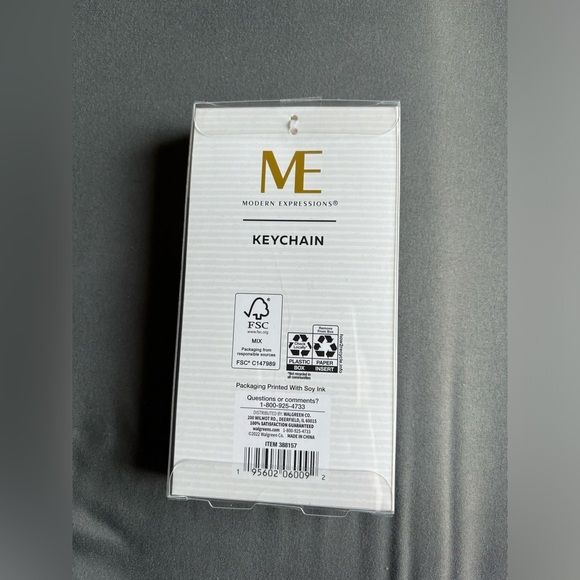 Modern Expressions Tassel Keychain Letter K Initial NEW - Picture 3 of 3